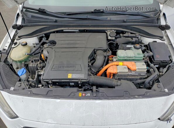 KMHC65LC0KU180540 2019 HYUNDAI IONIQ White უკანა სალონის ხედი