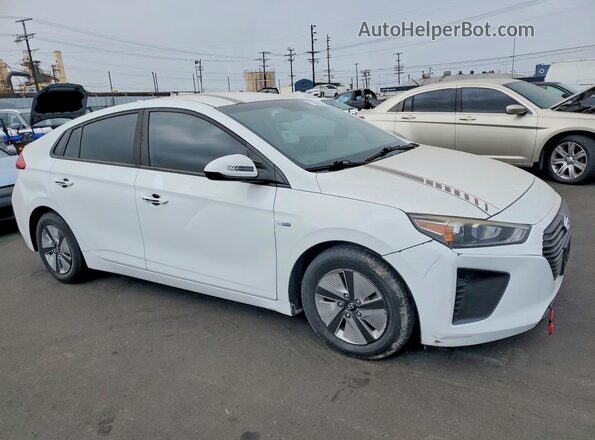 KMHC65LC0KU180540 2019 HYUNDAI IONIQ White წინა მარჯვენა