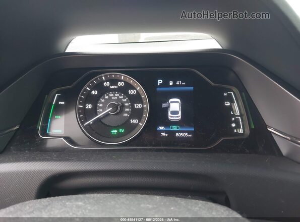 KMHC65LC0LU185982 2020 HYUNDAI IONIQ HYBRID Серый Вид задних сидений