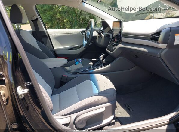 KMHC65LC0LU218673 2020 HYUNDAI IONIQ HYBRID Черный Вид салона спереди