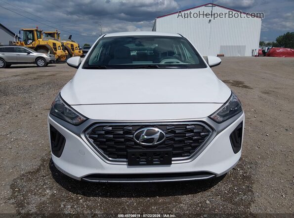 KMHC65LC0LU220942 2020 HYUNDAI IONIQ HYBRID White Սարքավորումների վահանակի տեսք