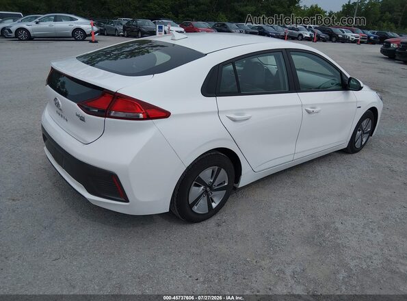 KMHC65LC0LU221489 2020 HYUNDAI IONIQ HYBRID White Задня права чверть