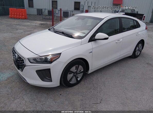 KMHC65LC0LU221489 2020 HYUNDAI IONIQ HYBRID White Передня ліва чверть