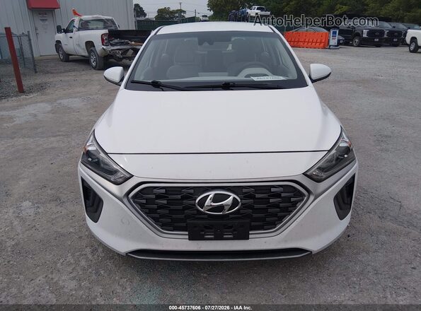 KMHC65LC0LU221489 2020 HYUNDAI IONIQ HYBRID White Вид задньої частини салону
