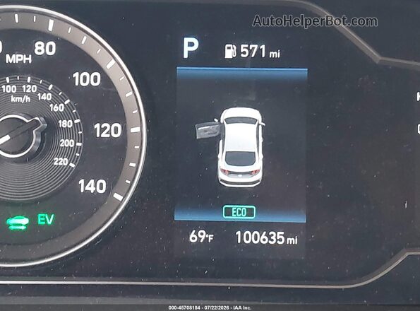 KMHC65LC0LU227650 2020 HYUNDAI IONIQ HYBRID Black 