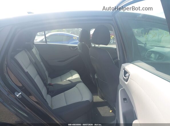 KMHC65LC1HU056351 2017 HYUNDAI IONIQ HYBRID Black Widok naklejki z numerem VIN