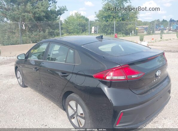 KMHC65LC1HU056351 2017 HYUNDAI IONIQ HYBRID Black Tył lewy