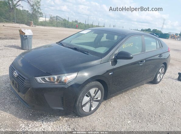 KMHC65LC1HU056351 2017 HYUNDAI IONIQ HYBRID Black Przód lewy