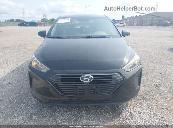 KMHC65LC1HU056351 2017 HYUNDAI IONIQ HYBRID Black Widok z przodu