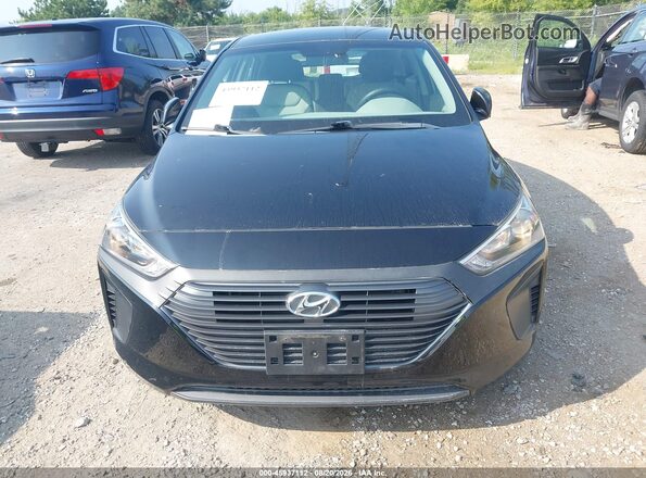 KMHC65LC1HU056351 2017 HYUNDAI IONIQ HYBRID Black Դիմացի տեսք