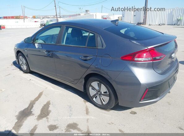 KMHC65LC1JU065797 2018 HYUNDAI IONIQ HYBRID Gray Задня ліва чверть
