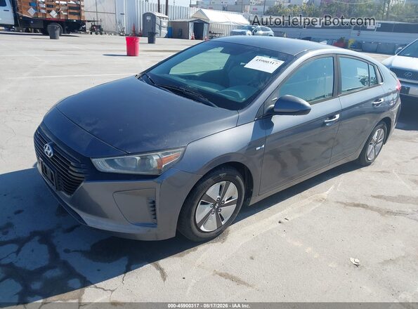 KMHC65LC1JU065797 2018 HYUNDAI IONIQ HYBRID Gray Передня ліва чверть