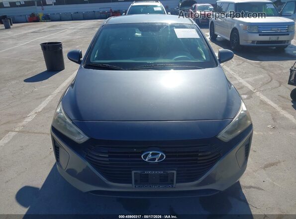 KMHC65LC1JU065797 2018 HYUNDAI IONIQ HYBRID Gray Вид щитка приладів
