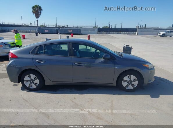KMHC65LC1JU065797 2018 HYUNDAI IONIQ HYBRID Gray Вид задньої частини салону