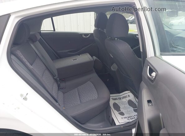 KMHC65LC1JU075617 2018 HYUNDAI IONIQ HYBRID White Widok naklejki z numerem VIN