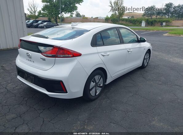 KMHC65LC1JU075617 2018 HYUNDAI IONIQ HYBRID White Tył prawy