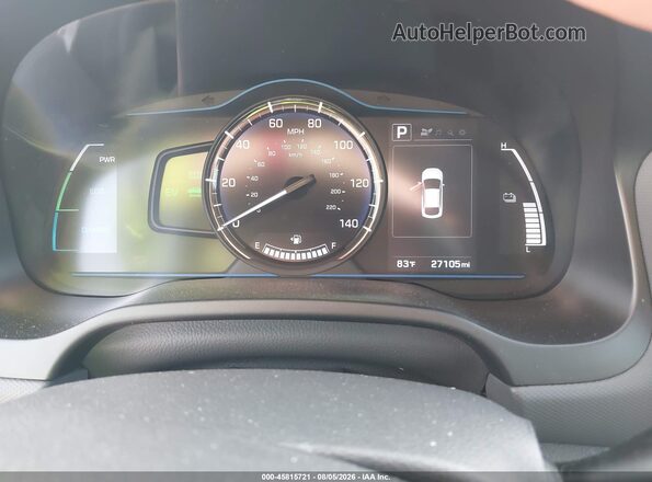 KMHC65LC1JU075696 2018 HYUNDAI IONIQ HYBRID Silver უკანა სავარძლების ხედი