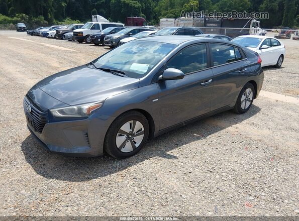 KMHC65LC1JU076086 2018 HYUNDAI IONIQ HYBRID Gray Front left