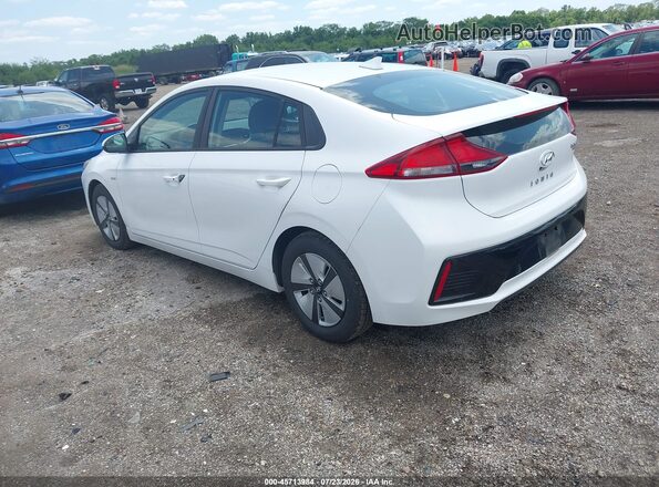 KMHC65LC1JU076167 2018 HYUNDAI IONIQ HYBRID White Հետևի ձախ