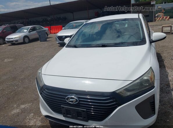 KMHC65LC1JU076167 2018 HYUNDAI IONIQ HYBRID White Սարքավորումների վահանակի տեսք