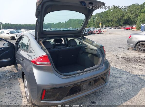 KMHC65LC1JU076492 2018 HYUNDAI IONIQ HYBRID Blue Սարքավորումների վահանակի տեսք