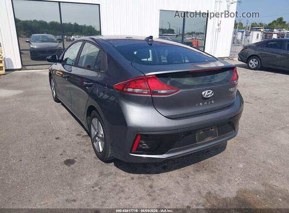 KMHC65LC1JU100192 2018 HYUNDAI IONIQ HYBRID Gray უკანა მარცხენა