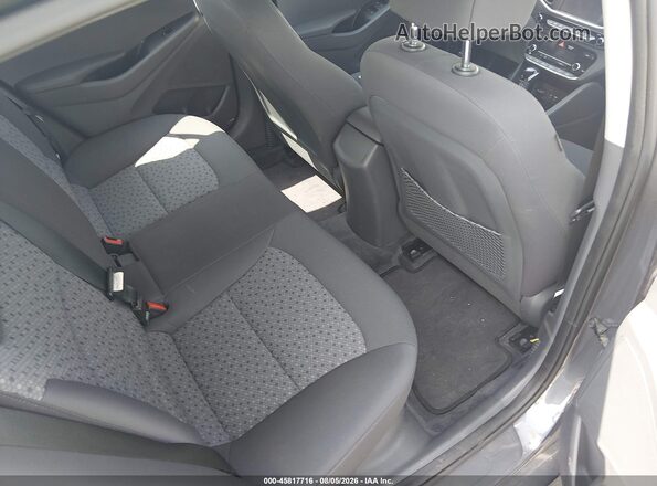 KMHC65LC1JU100192 2018 HYUNDAI IONIQ HYBRID Gray VIN კოდის სტიკერის ხედი