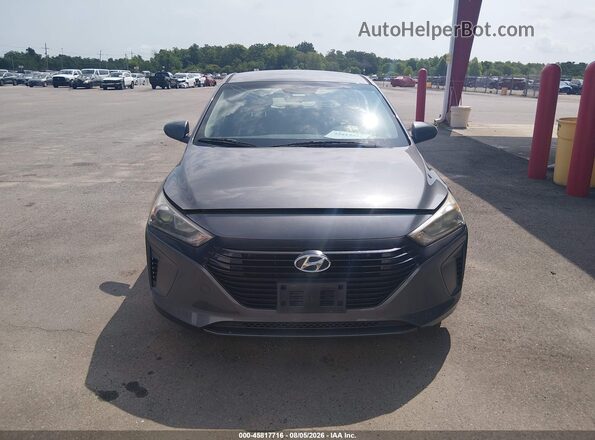 KMHC65LC1JU100192 2018 HYUNDAI IONIQ HYBRID Gray წინა ხედი