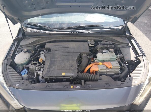 KMHC65LC1JU100192 2018 HYUNDAI IONIQ HYBRID Gray უკანა ხედი