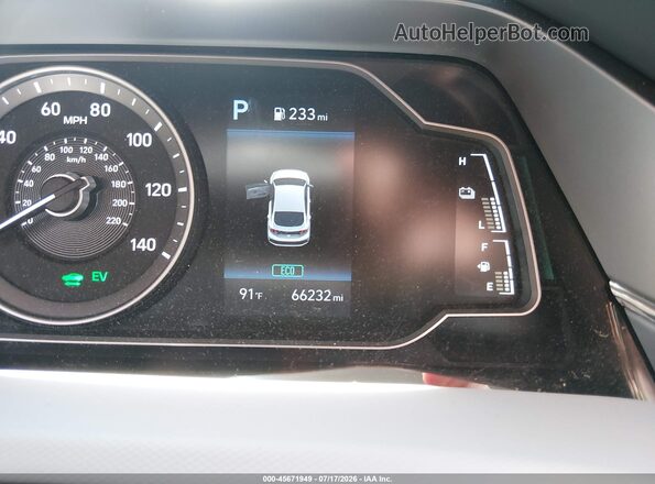 KMHC65LC1LU220304 2020 HYUNDAI IONIQ HYBRID White 