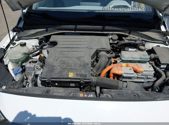 KMHC65LC1LU220304 2020 HYUNDAI IONIQ HYBRID White Հետևի տեսք