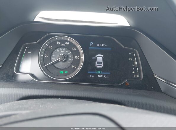 KMHC65LC1MU249383 2021 HYUNDAI IONIQ HYBRID White Հետևի նստատեղերի տեսք