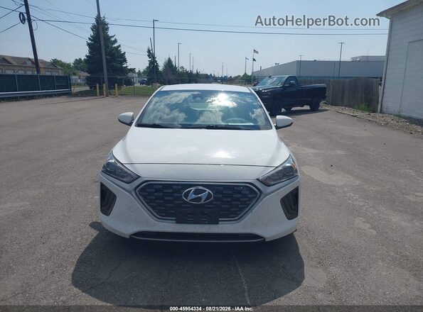 KMHC65LC1MU249383 2021 HYUNDAI IONIQ HYBRID White Սարքավորումների վահանակի տեսք