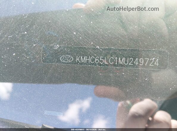 KMHC65LC1MU249724 2021 HYUNDAI IONIQ HYBRID Silver Widok komory silnika