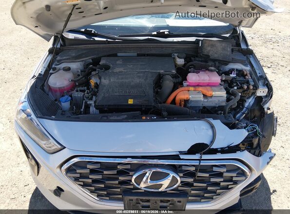 KMHC65LC1MU249724 2021 HYUNDAI IONIQ HYBRID Silver Widok z tyłu