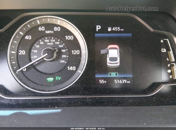 KMHC65LC1MU249724 2021 HYUNDAI IONIQ HYBRID Silver 