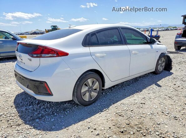 KMHC65LC2HU026839 2017 HYUNDAI IONIQ White Tył prawy