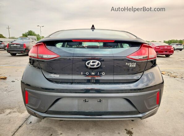 KMHC65LC2HU030745 2017 HYUNDAI IONIQ Черный Вид сзади
