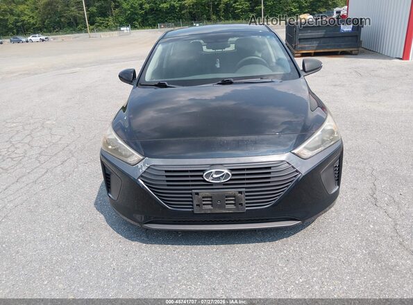 KMHC65LC2JU075965 2018 HYUNDAI IONIQ HYBRID Black Widok zestawu wskaźników