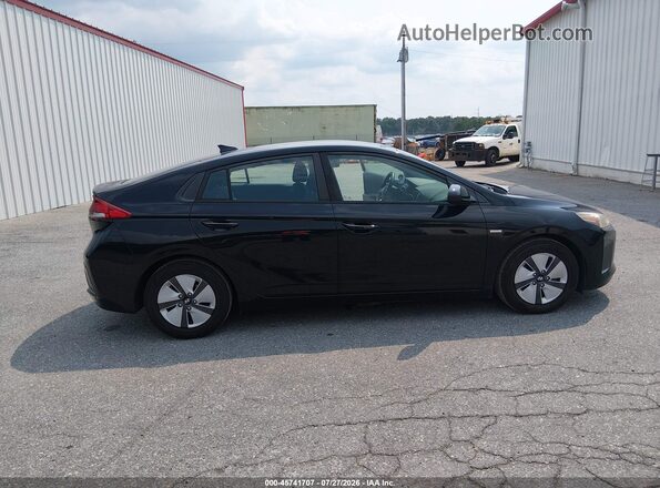KMHC65LC2JU075965 2018 HYUNDAI IONIQ HYBRID Black Widok wnętrza z tyłu