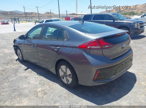 KMHC65LC2JU100590 2018 HYUNDAI IONIQ HYBRID Gray უკანა მარცხენა