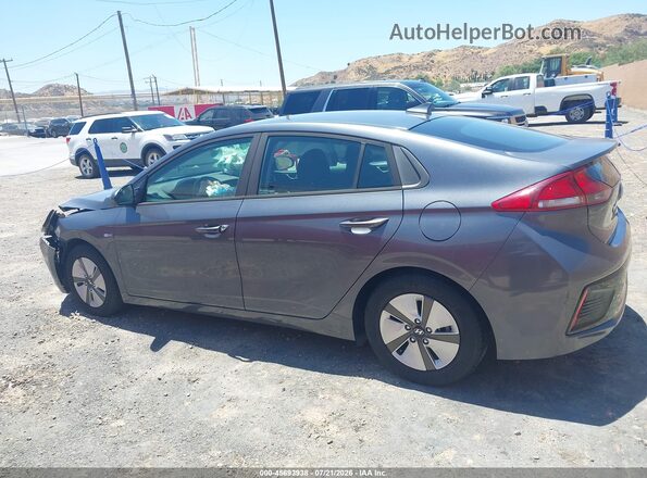KMHC65LC2JU100590 2018 HYUNDAI IONIQ HYBRID Gray 