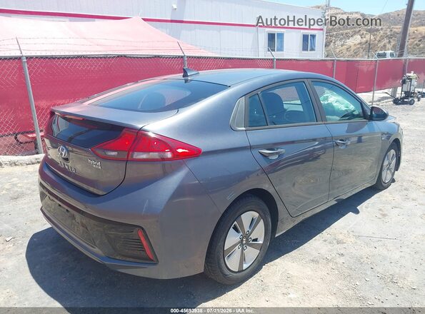 KMHC65LC2JU100590 2018 HYUNDAI IONIQ HYBRID Gray უკანა მარჯვენა