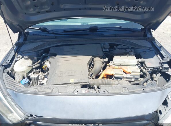 KMHC65LC2JU100590 2018 HYUNDAI IONIQ HYBRID Gray უკანა ხედი