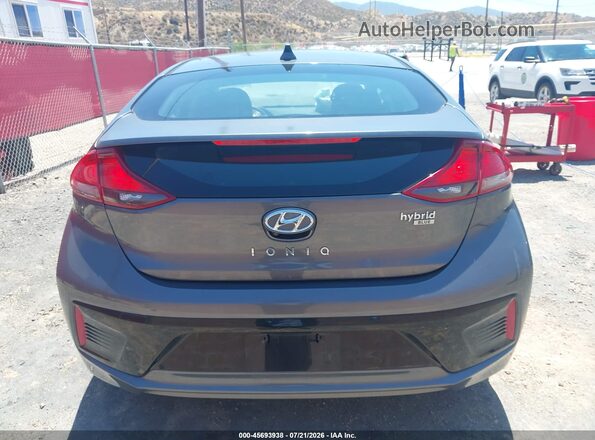 KMHC65LC2JU100590 2018 HYUNDAI IONIQ HYBRID Gray 