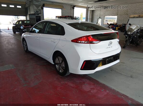 KMHC65LC2KU107072 2019 HYUNDAI IONIQ HYBRID White Rear left