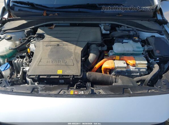 KMHC65LC2KU107623 2019 HYUNDAI IONIQ HYBRID Silver Հետևի տեսք
