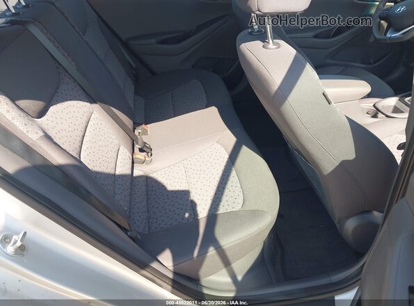 KMHC65LC2KU107623 2019 HYUNDAI IONIQ HYBRID Silver VIN կոդի պիտակի տեսք