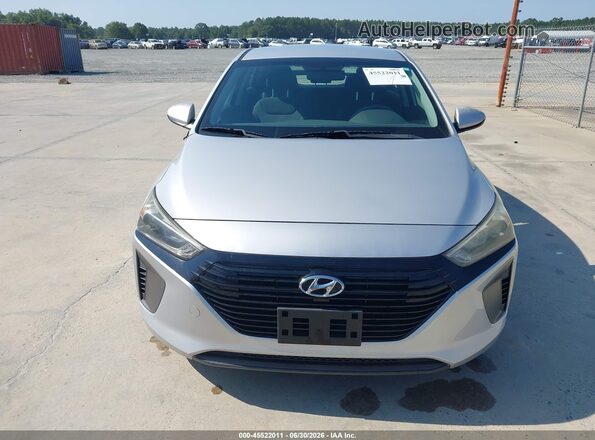 KMHC65LC2KU107623 2019 HYUNDAI IONIQ HYBRID Silver Սարքավորումների վահանակի տեսք