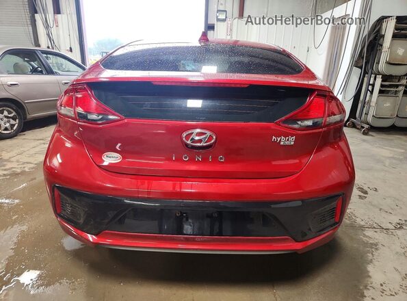 KMHC65LC2KU110697 2019 HYUNDAI IONIQ Red Rear view